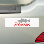 WALLEYE ASSASSIN BUMPERSTICKER (Op auto)