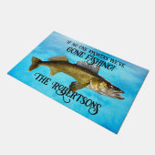Walleye Gone Vist! Deurmat (Schuin)