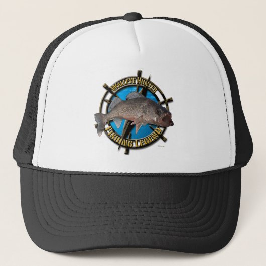 Walleye hunter trucker pet (Voorkant)