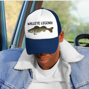 Walleye Legend Grappig Gevist Vissersman Angler Gi Trucker Pet