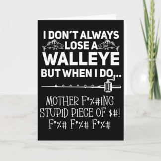 Walleye Lucky Shirt Grappige Accessoires Voor Wall Kaart