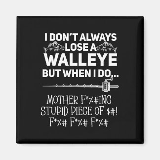 Walleye Lucky Shirt Grappige Accessoires Voor Wall Magneet