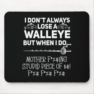 Walleye Lucky Shirt Grappige Accessoires Voor Wall Muismat