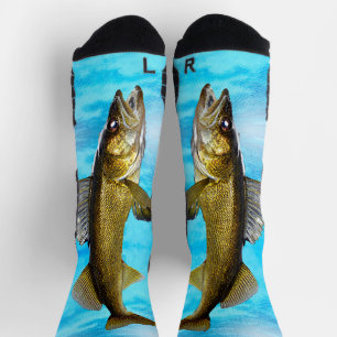 Walleye Pike en Blue Water Socks Sokken