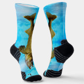 Walleye Pike en Blue Water Socks Sokken (Gebogen)