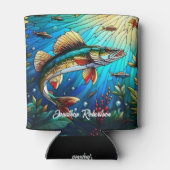 Walleye Pike in het moderne meer Blikjeskoeler (Achterkant)