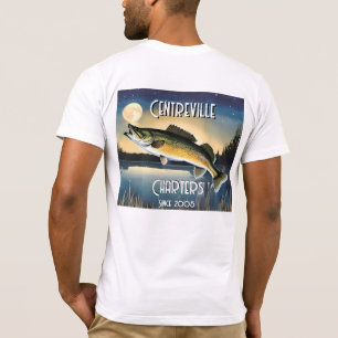 Walleye Pike, Water en Maan Memorial T-Shirt