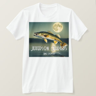 Walleye Pike, Water en Maan Memorial T-Shirt