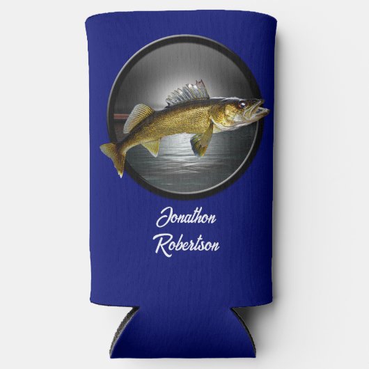 Walleye Pikes on Deep Blue Background (Voorkant)