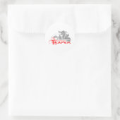 WALLEYE REAPER RONDE STICKER (Tas)