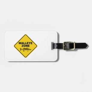Walleye Vissen Zone Bagagelabel