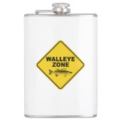 Walleye Vissen Zone Heupfles (Voorkant)