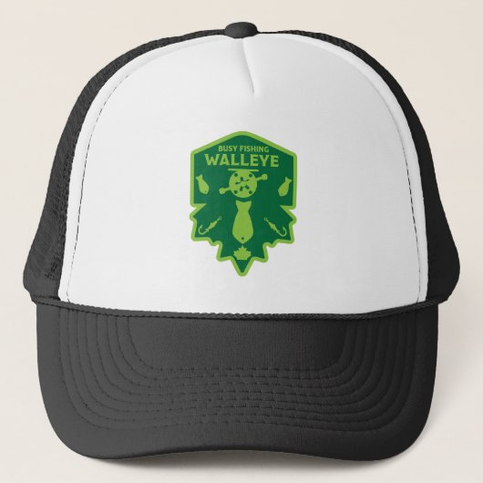 Walleye Vist Canada Trucker Pet (Voorkant)