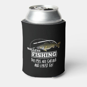 Walleye Vist Funny Fish Picackote Mannen Blikjeskoeler