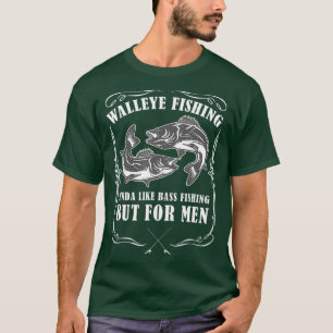 Walleye Vist mannen Funny Vist T-shirt