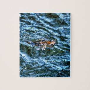Walleye Vist Outdoor Fisherman's Sporting Art Legpuzzel