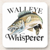 Walleye Whisperer Bier Onderzetter (Voorkant)