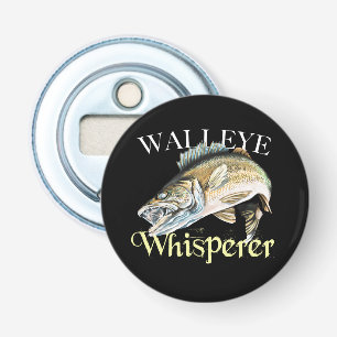 Walleye Whisperer Dark Button Flesopener