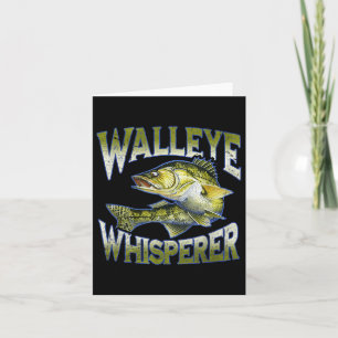 Walleye Whisperer Grafische Visapparel Cadeau Vis Kaart