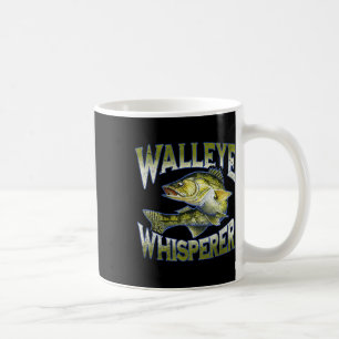 Walleye Whisperer Grafische Visapparel Gift Vis Koffiemok