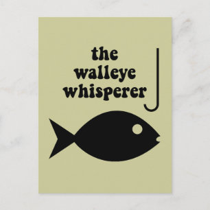 walleye whispervisserij briefkaart