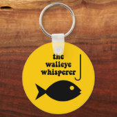 walleye whispervisserij sleutelhanger (Voorkant)