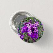 Wallflower Bowles Mauve #1 Button (Voorkant /achterkant)