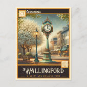 Wallingford, Connecticut | Carte postale Vintage (Devant)