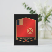 Wallis en Futuna Briefkaart (Staand voorkant)