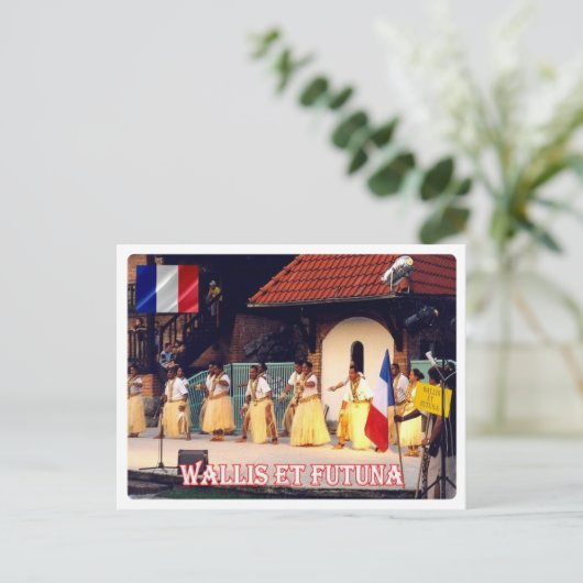 Wallis en Futuna - Folklore - Briefkaart (Staand voorkant)