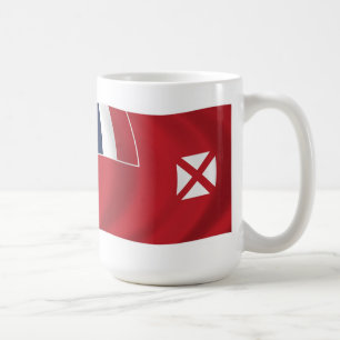 Wallis en Futuna Vlag Mokka Koffiemok