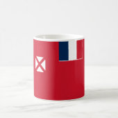 Wallis et Futuna Drapeau en céramique Café Mug (Centre)