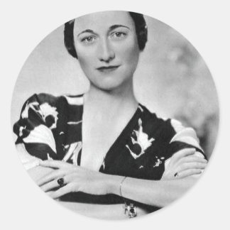 Wallis Simpson Ronde Sticker