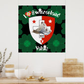 Wallis Valais Schweiz Suisse Poster (Cuisine)