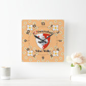 Wallis Valais Schweiz Suisse Uhr Vierkante Klok (Huis)