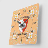Wallis Valais Schweiz Suisse Uhr Vierkante Klok (Hoek)