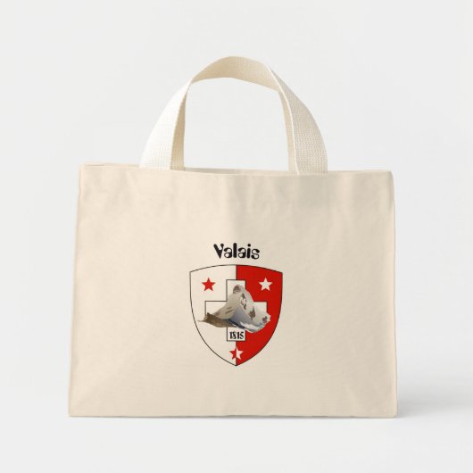Wallis / Valais Tasche Mini Tote Bag (Voorkant)