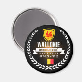 Wallonie Magneet (Voorkant / Achterkant)