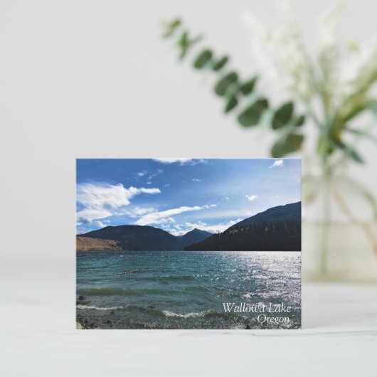 Wallowa Lake, Oregon Briefkaart (Staand voorkant)