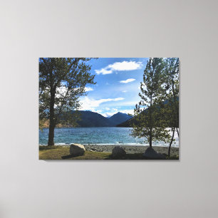 Wallowa Lake, Oregon Canvas Afdruk