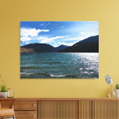 Wallowa Lake, Oregon Canvas Afdruk (Insitu (Woonkamer))