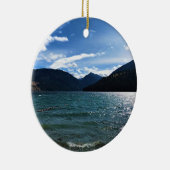 Wallowa Lake, Oregon Keramisch Ornament (Rechts)