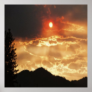 Wallows Fire Sky.... Poster