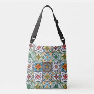 Wallpaper Backsplashes/Talavera geïnspireerde tege Crossbody Tas