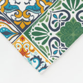 Wallpaper Backsplashes/Talavera geïnspireerde tege Fleece Deken (Hoek)