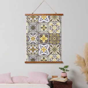 Wallpaper Backsplashes/Talavera geïnspireerde tege Hangend Wandkleed