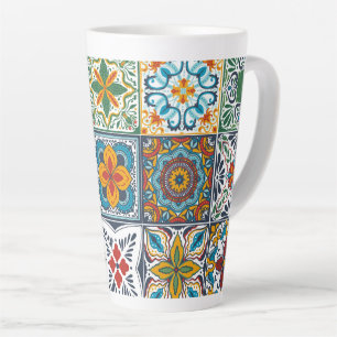 Wallpaper Backsplashes/Talavera geïnspireerde tege Latte Mok