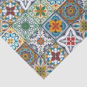 Wallpaper Backsplashes/Talavera geïnspireerde tege Tissuepapier (Detail)