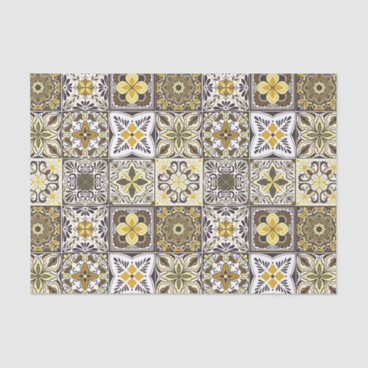 Wallpaper Backsplashes/Talavera geïnspireerde tege Tissuepapier (Voorkant)