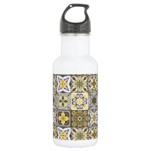 Wallpaper Backsplashes/Talavera geïnspireerde tege Waterfles